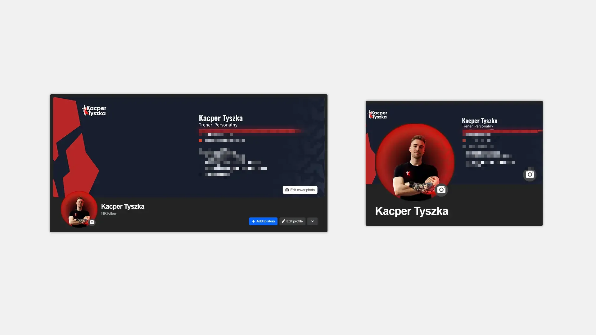 Kacper Tyszka Trener personalny logo Max Barszczewski