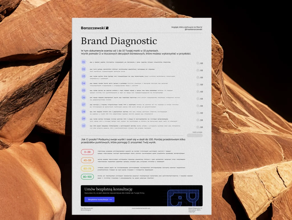 PR Brand diagnostic 3 Max Barszczewski